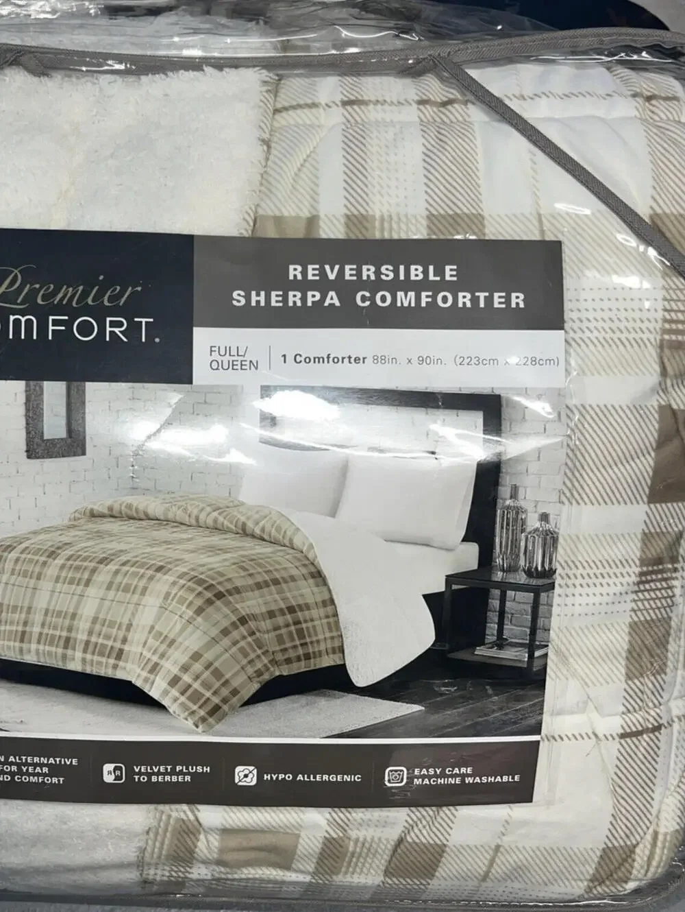 Premier Comfort Micro Velvet Sherpa Or Flannel Comforter Set- U Pick